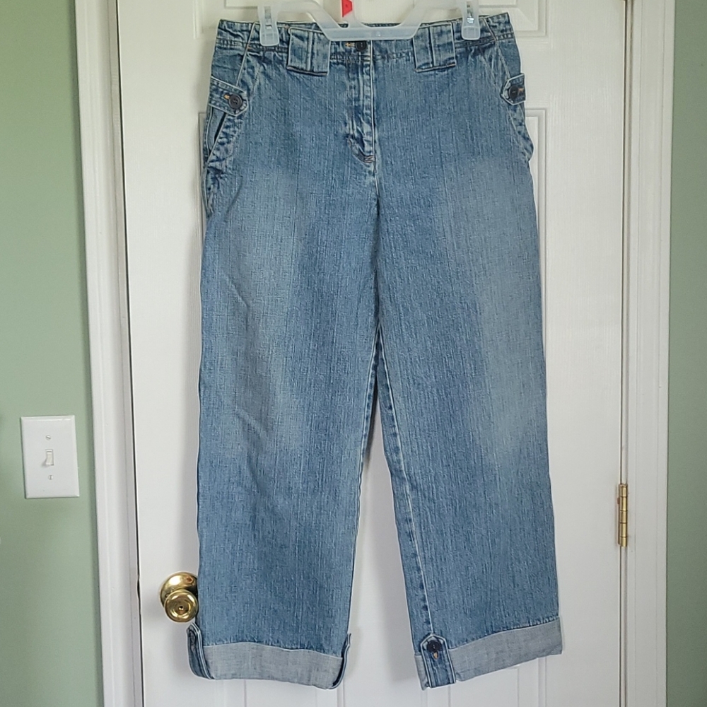 Jones New York Sky Blue Ankle Jeans